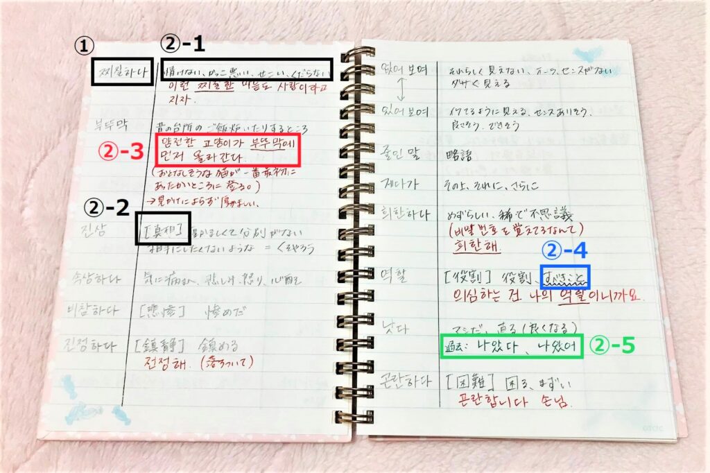 勉強 しま した 韓国 語